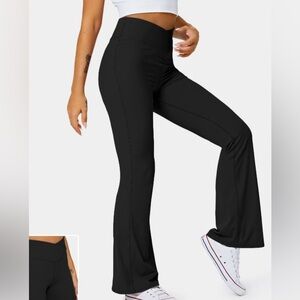 HALARA black flare leggings